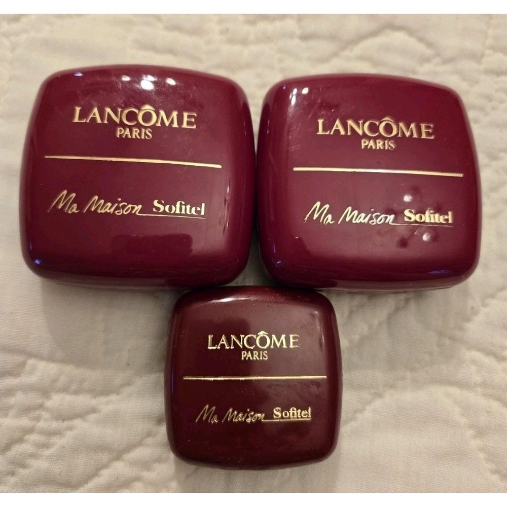 Vintage Lancome Paris Ma Maison Hotel Sofitel Soap In Original Cases 3 Bars